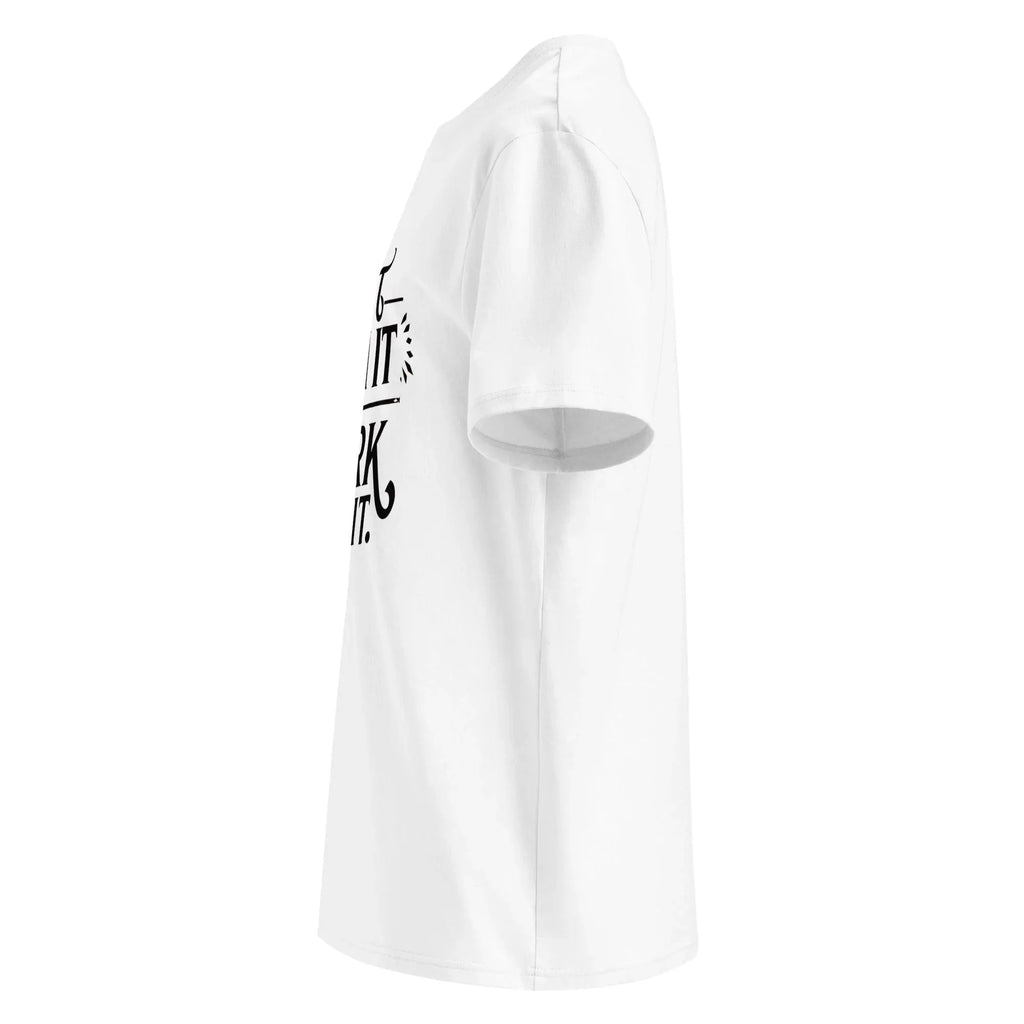 Unisex | Don't Wish For It Work For It - Organic Cotton T-Shirt T-Shirt AwRans Clothing unisex-organic-cotton-t-shirt-white-left-6666e81b5c65e