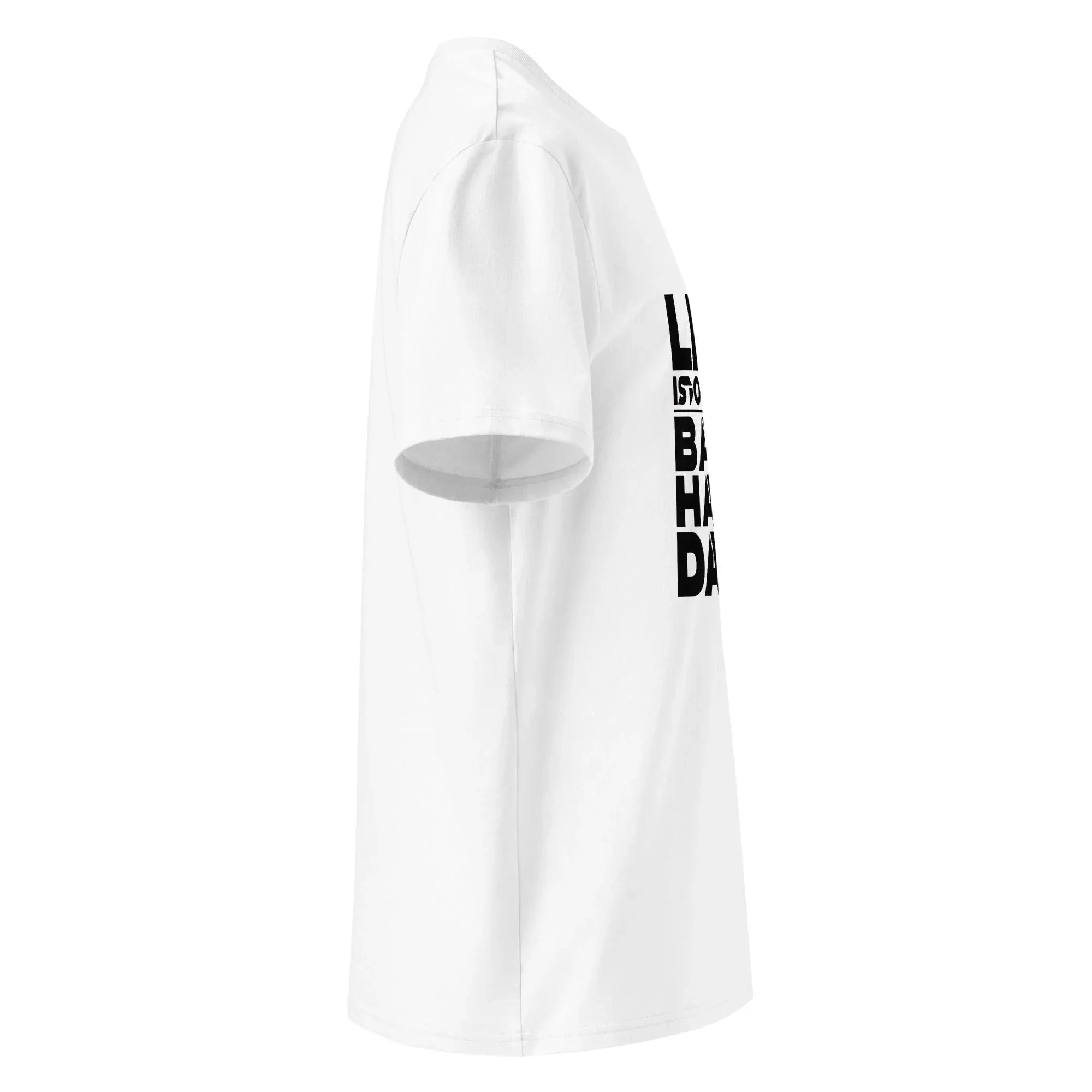 Unisex | Life Is Too Short For For Bad Hair Days! Organic Cotton T-Shirt T-Shirt AwRans Clothing unisex-organic-cotton-t-shirt-white-right-665d390ee3ea7