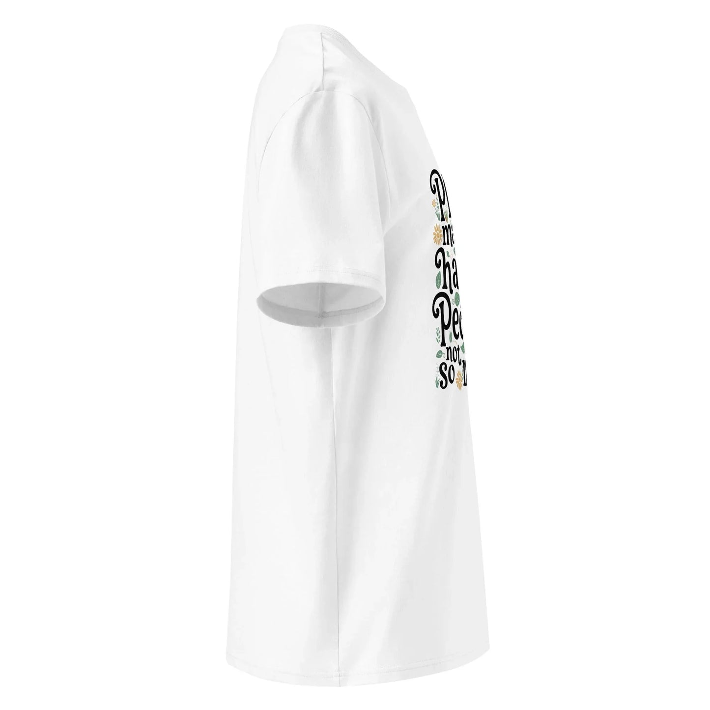 Unisex | Plants Make Me Happy, People Not So Much - Organic Cotton T-Shirt - AwRans Clothing