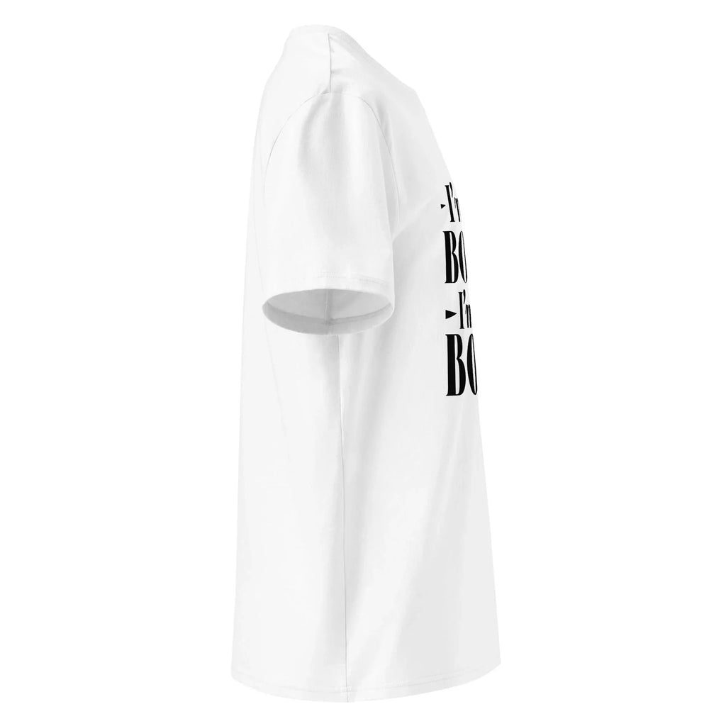 Unisex | I'm Not Bossy, I'm The Boss - Organic Cotton T-Shirt T-Shirt AwRans Clothing unisex-organic-cotton-t-shirt-white-right-6663ea6fc791a