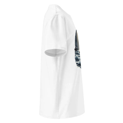 Unisex | Moonlight, Crow, Beach - Organic Cotton T-Shirt - AwRans Clothing