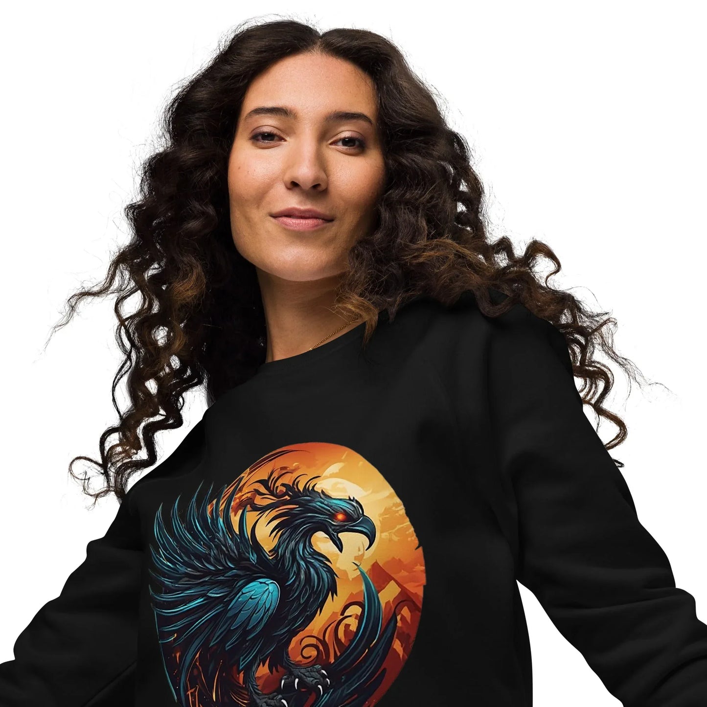 Unisex | Phoenix Organic Raglan Sweatshirt - AwRans Clothing
