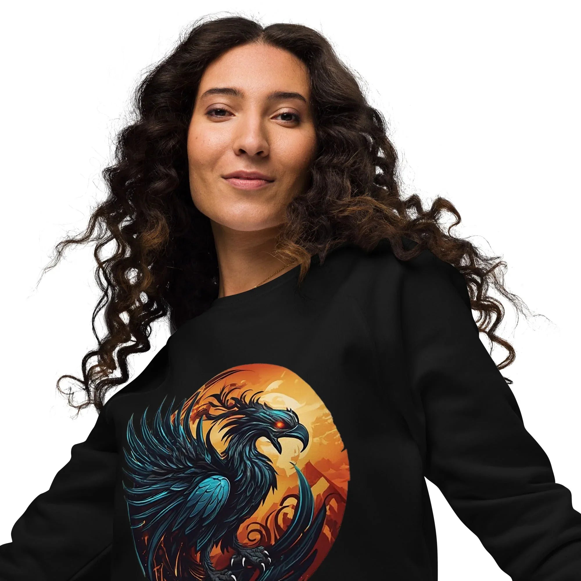 Unisex | Phoenix Organic Raglan Sweatshirt - AwRans Clothing