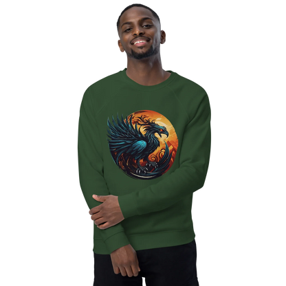 Unisex | Phoenix Organic Raglan Sweatshirt - AwRans Clothing