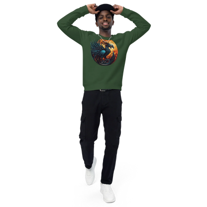 Unisex | Phoenix Organic Raglan Sweatshirt - AwRans Clothing