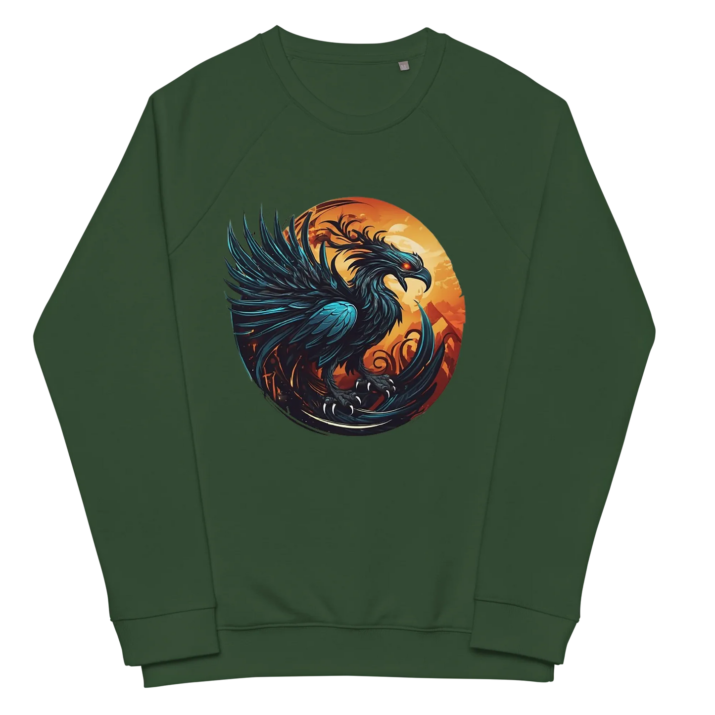 Unisex | Phoenix Organic Raglan Sweatshirt - AwRans Clothing