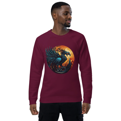 Unisex | Phoenix Organic Raglan Sweatshirt - AwRans Clothing