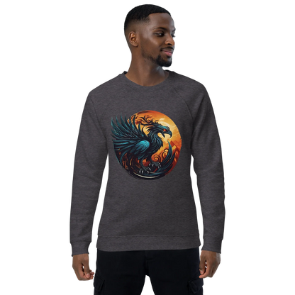 Unisex | Phoenix Organic Raglan Sweatshirt - AwRans Clothing