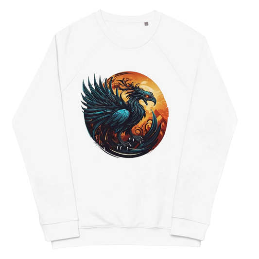 Unisex | Phoenix Organic Raglan Sweatshirt - AwRans Clothing