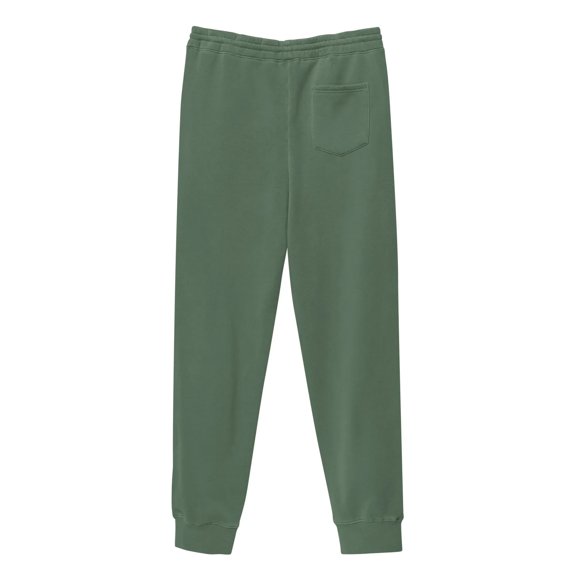 AwRans | Premium Unisex pigment-dyed sweatpants sweatpants AwRans Clothing unisex-pigment-dyed-sweatpants-pigment-alpine-green-back-688d531bab9fa