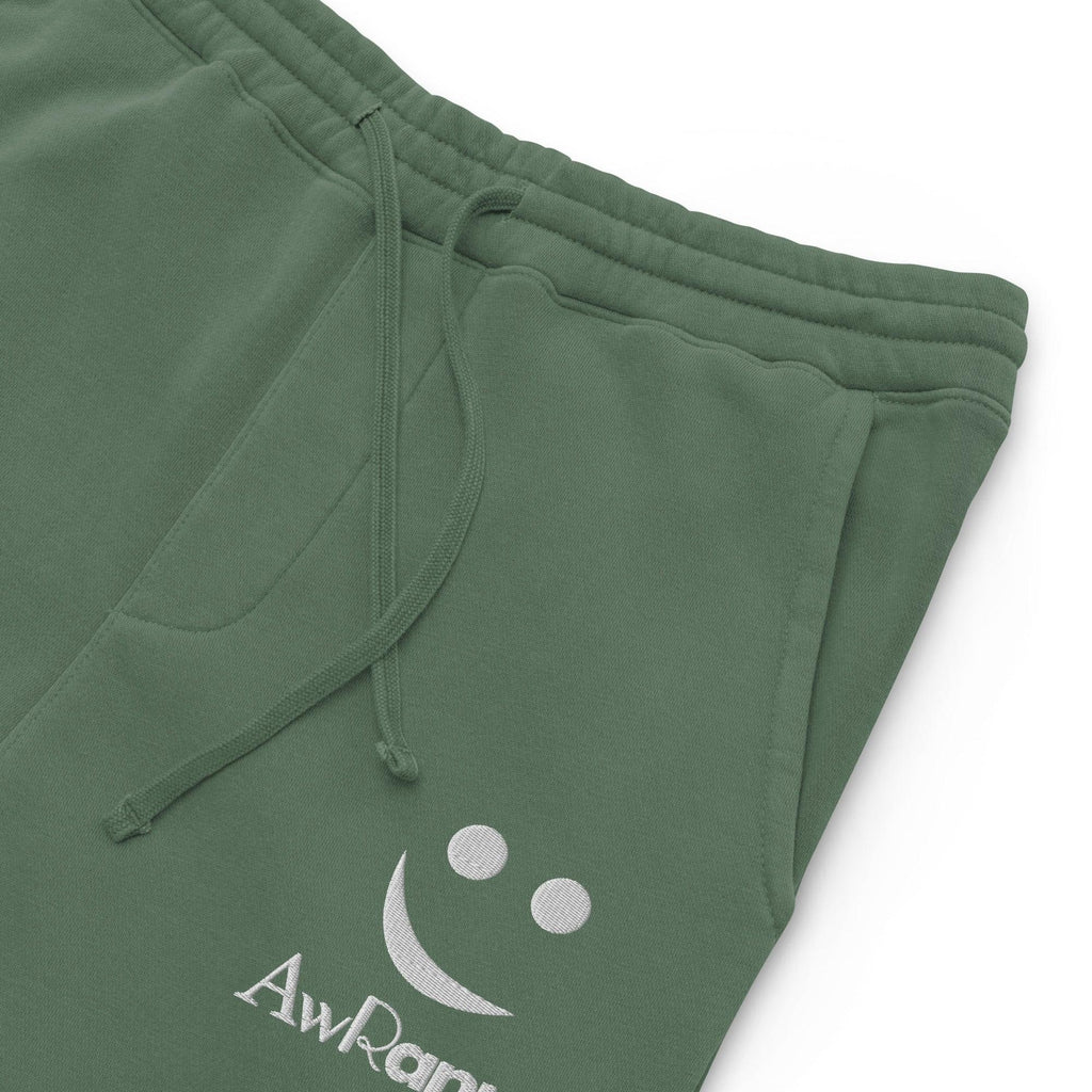 AwRans | Premium Unisex pigment-dyed sweatpants sweatpants AwRans Clothing unisex-pigment-dyed-sweatpants-pigment-alpine-green-product-details-688d531babb13