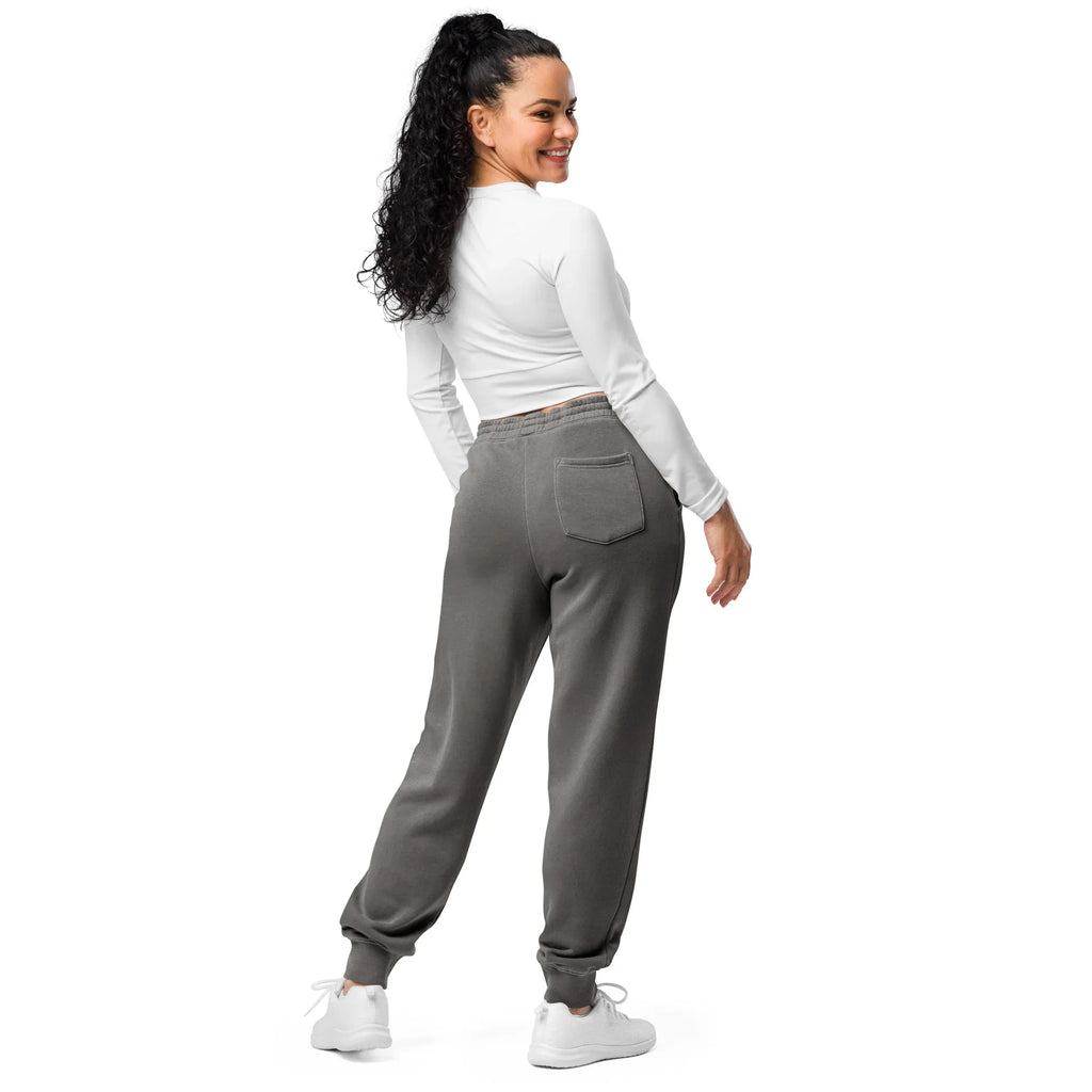AwRans | Premium Unisex pigment-dyed sweatpants sweatpants AwRans Clothing unisex-pigment-dyed-sweatpants-pigment-black-back-688d531baaf27