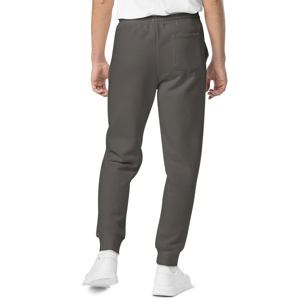 AwRans | Premium Unisex pigment-dyed sweatpants sweatpants AwRans Clothing unisex-pigment-dyed-sweatpants-pigment-black-back-688d531bab422