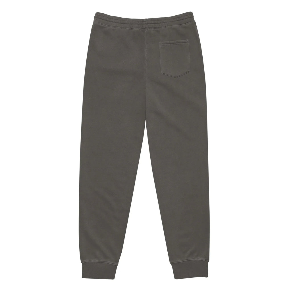 AwRans | Premium Unisex pigment-dyed sweatpants sweatpants AwRans Clothing unisex-pigment-dyed-sweatpants-pigment-black-back-688d531bb0201