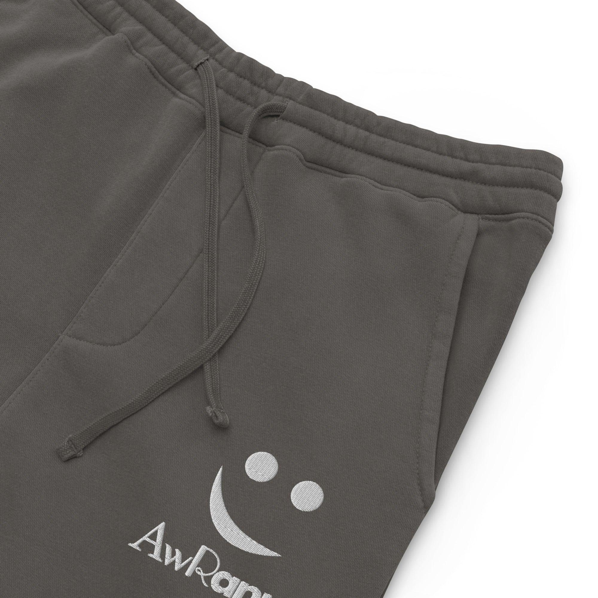 AwRans | Premium Unisex pigment-dyed sweatpants sweatpants AwRans Clothing unisex-pigment-dyed-sweatpants-pigment-black-product-details-688d531bab0f0