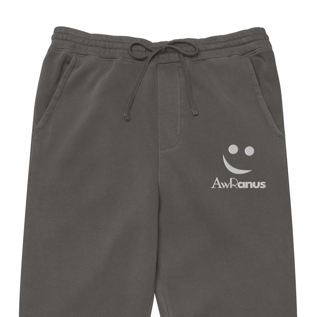 AwRans | Premium Unisex pigment-dyed sweatpants Pigment Black Unisex sweatpants AwRans Clothing unisex-pigment-dyed-sweatpants-pigment-black-zoomed-in-688d531bb01af