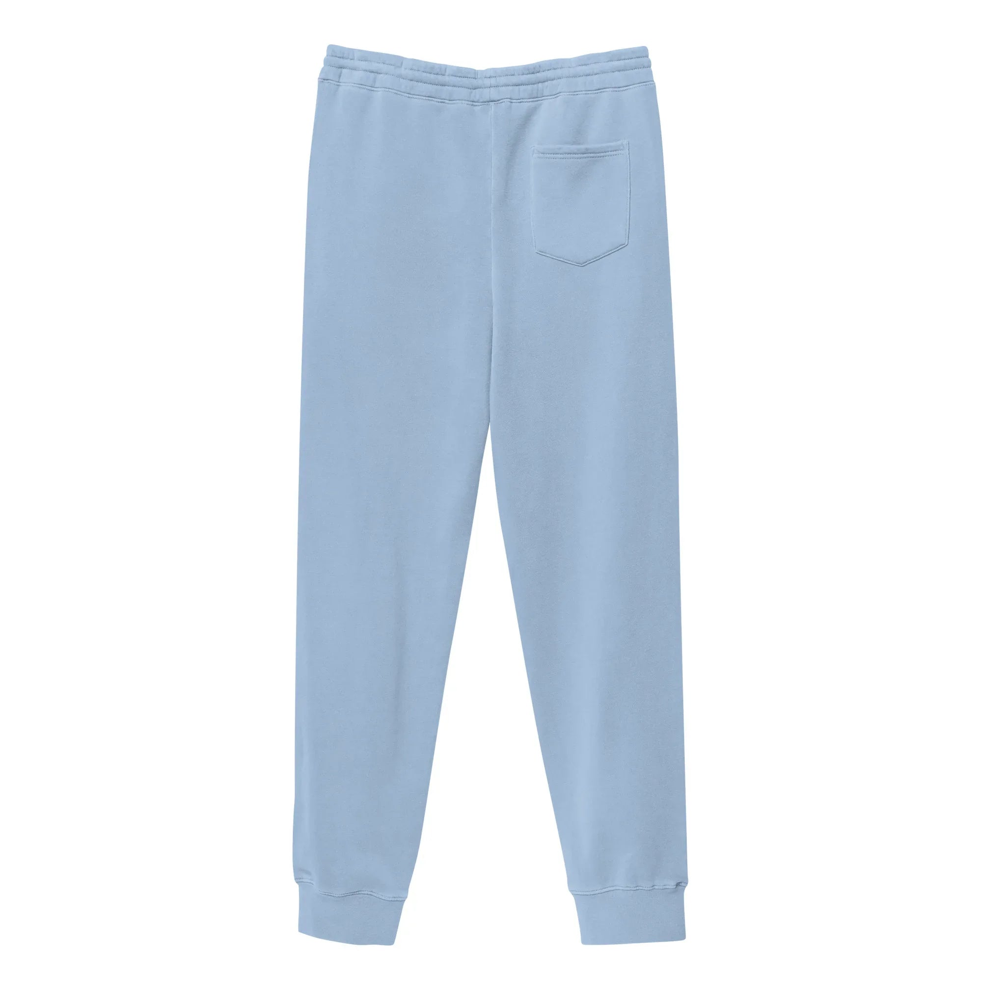 AwRans | Premium Unisex pigment-dyed sweatpants sweatpants AwRans Clothing unisex-pigment-dyed-sweatpants-pigment-light-blue-back-688d531bac227