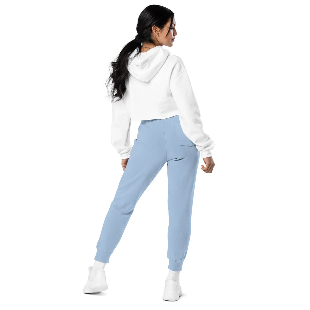 AwRans | Premium Unisex pigment-dyed sweatpants sweatpants AwRans Clothing unisex-pigment-dyed-sweatpants-pigment-light-blue-back-688d531bae0d7