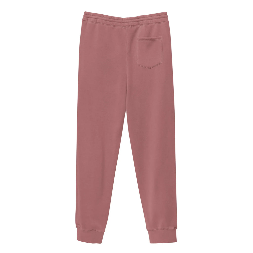 AwRans | Premium Unisex pigment-dyed sweatpants sweatpants AwRans Clothing unisex-pigment-dyed-sweatpants-pigment-maroon-back-688d531baf306