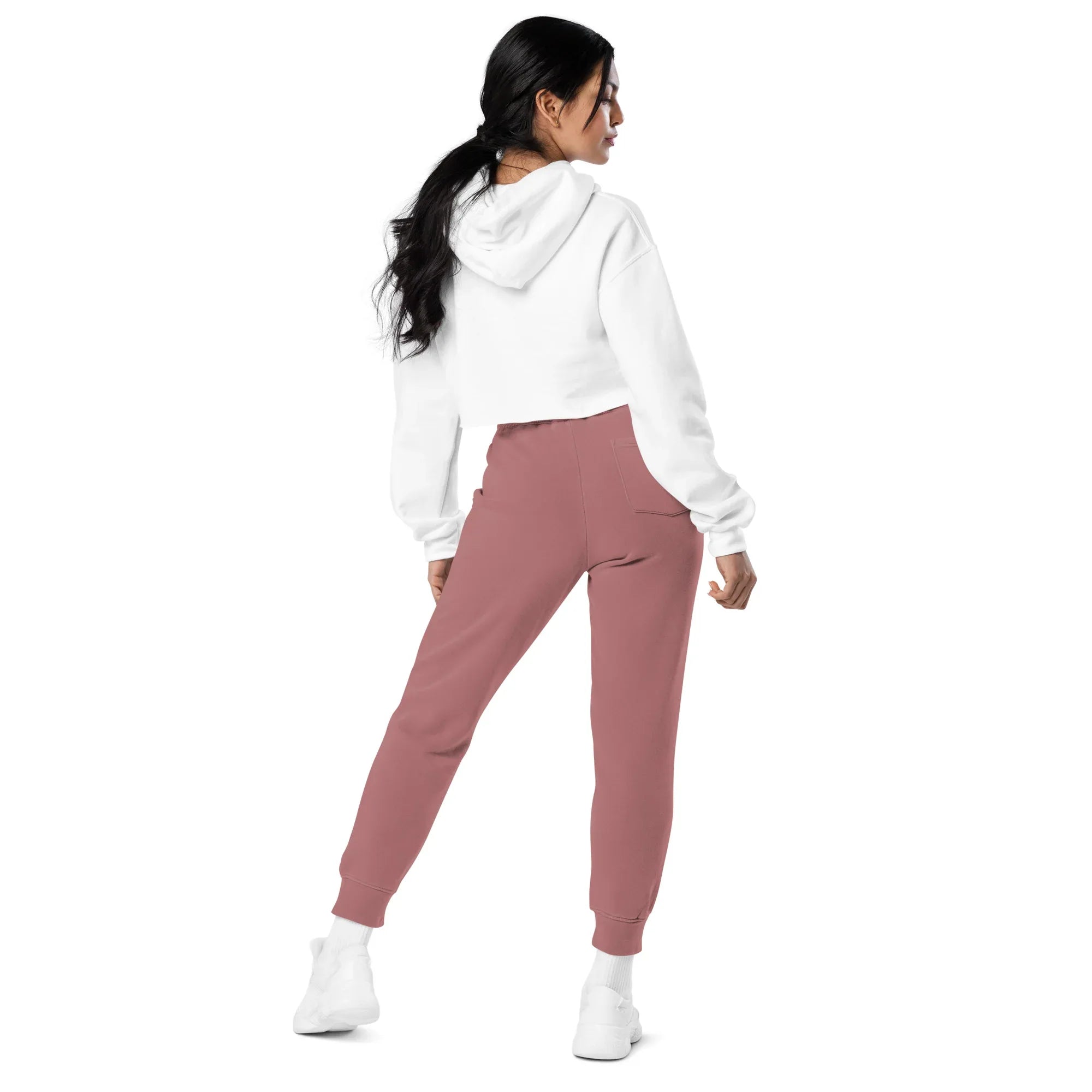 AwRans | Premium Unisex pigment-dyed sweatpants sweatpants AwRans Clothing unisex-pigment-dyed-sweatpants-pigment-maroon-back-688d531bb0154