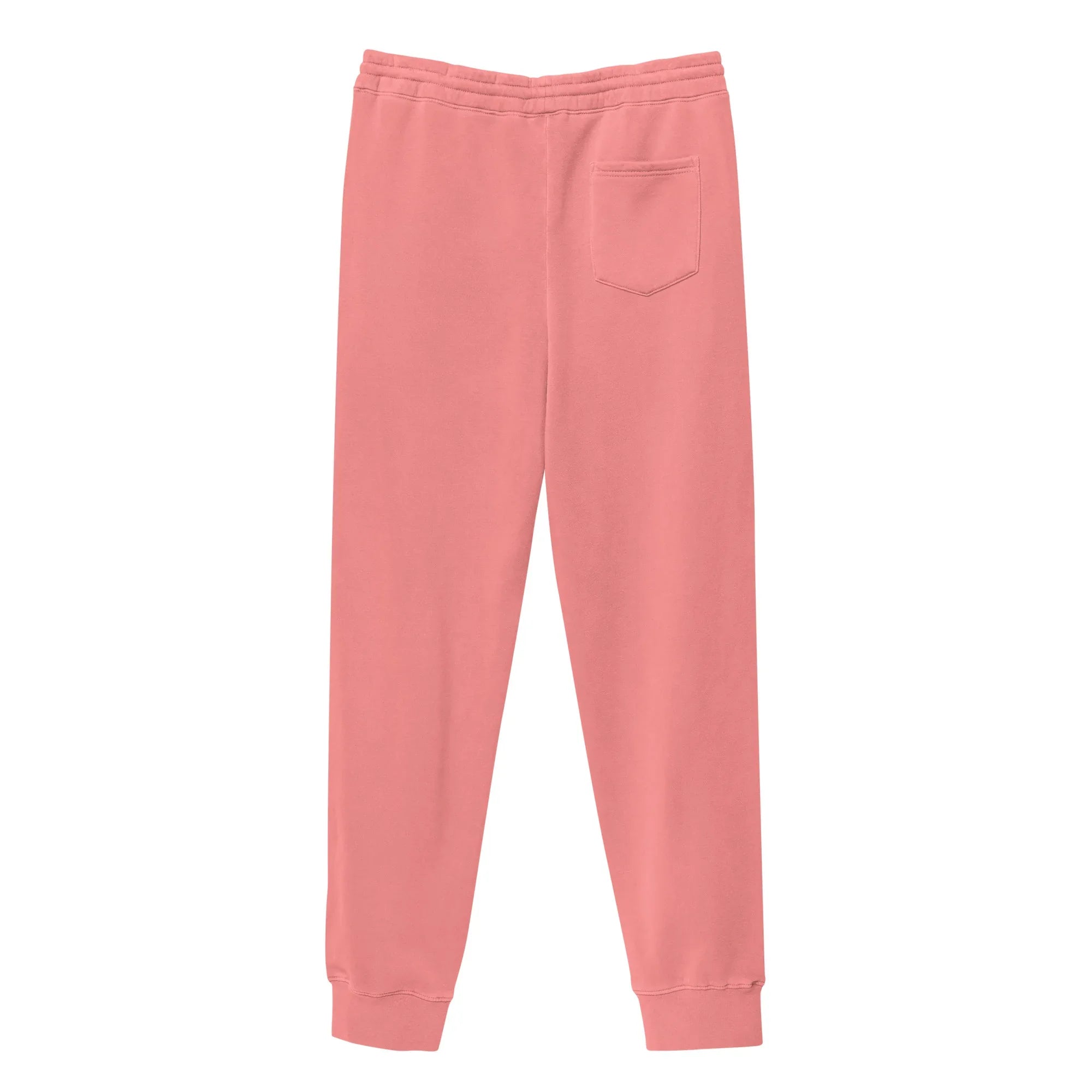 AwRans | Premium Unisex pigment-dyed sweatpants sweatpants AwRans Clothing unisex-pigment-dyed-sweatpants-pigment-pink-back-688d531bad58e