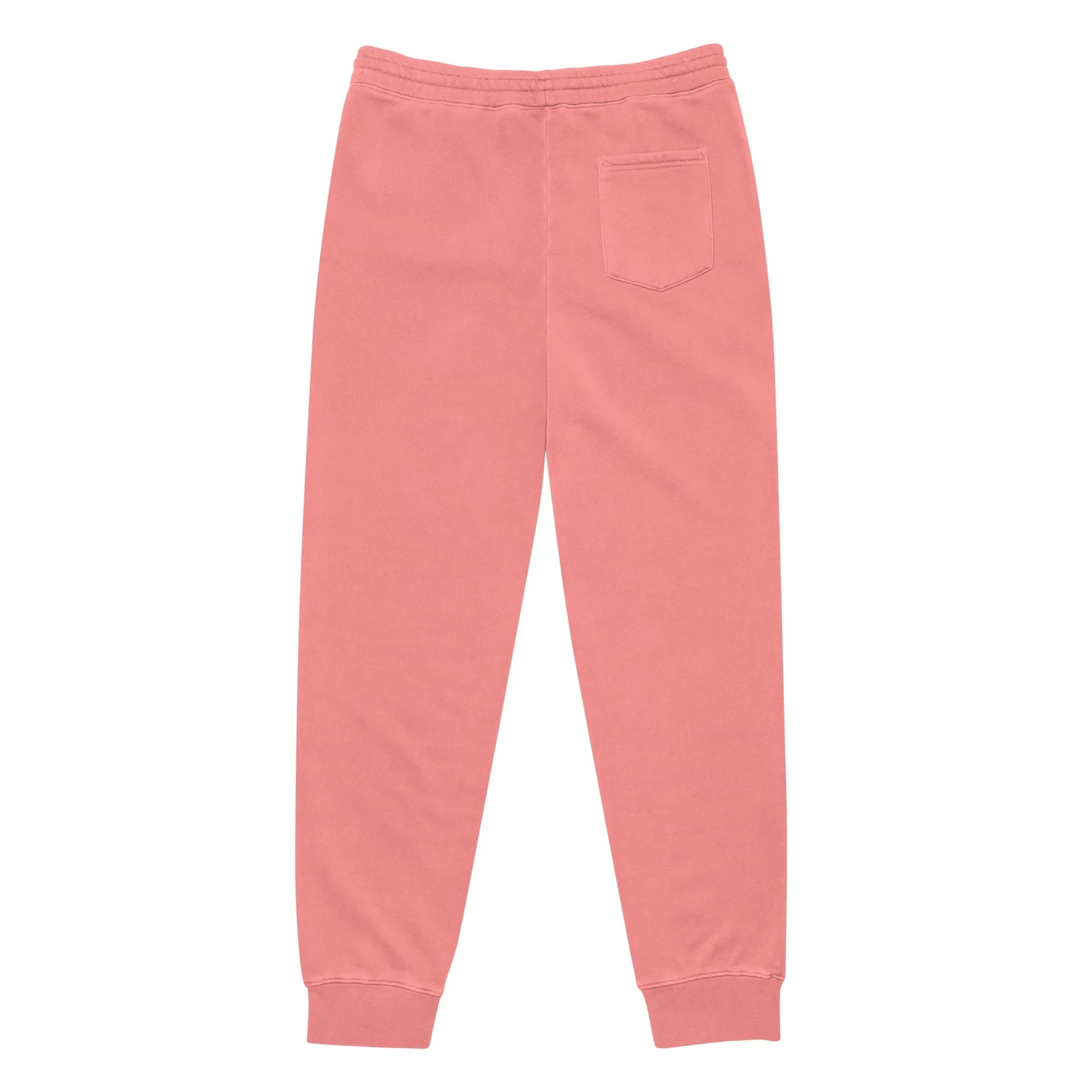 AwRans | Premium Unisex pigment-dyed sweatpants sweatpants AwRans Clothing unisex-pigment-dyed-sweatpants-pigment-pink-back-688d531bb087f