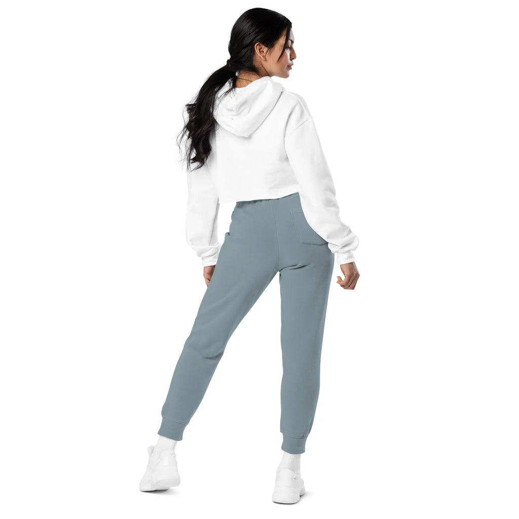 AwRans | Premium Unisex pigment-dyed sweatpants sweatpants AwRans Clothing unisex-pigment-dyed-sweatpants-pigment-slate-blue-back-688d531baeed8