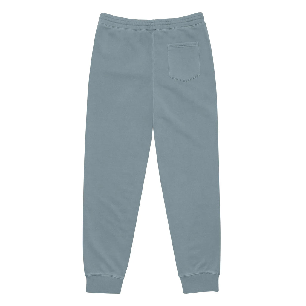 AwRans | Premium Unisex pigment-dyed sweatpants sweatpants AwRans Clothing unisex-pigment-dyed-sweatpants-pigment-slate-blue-back-688d531bb06f5