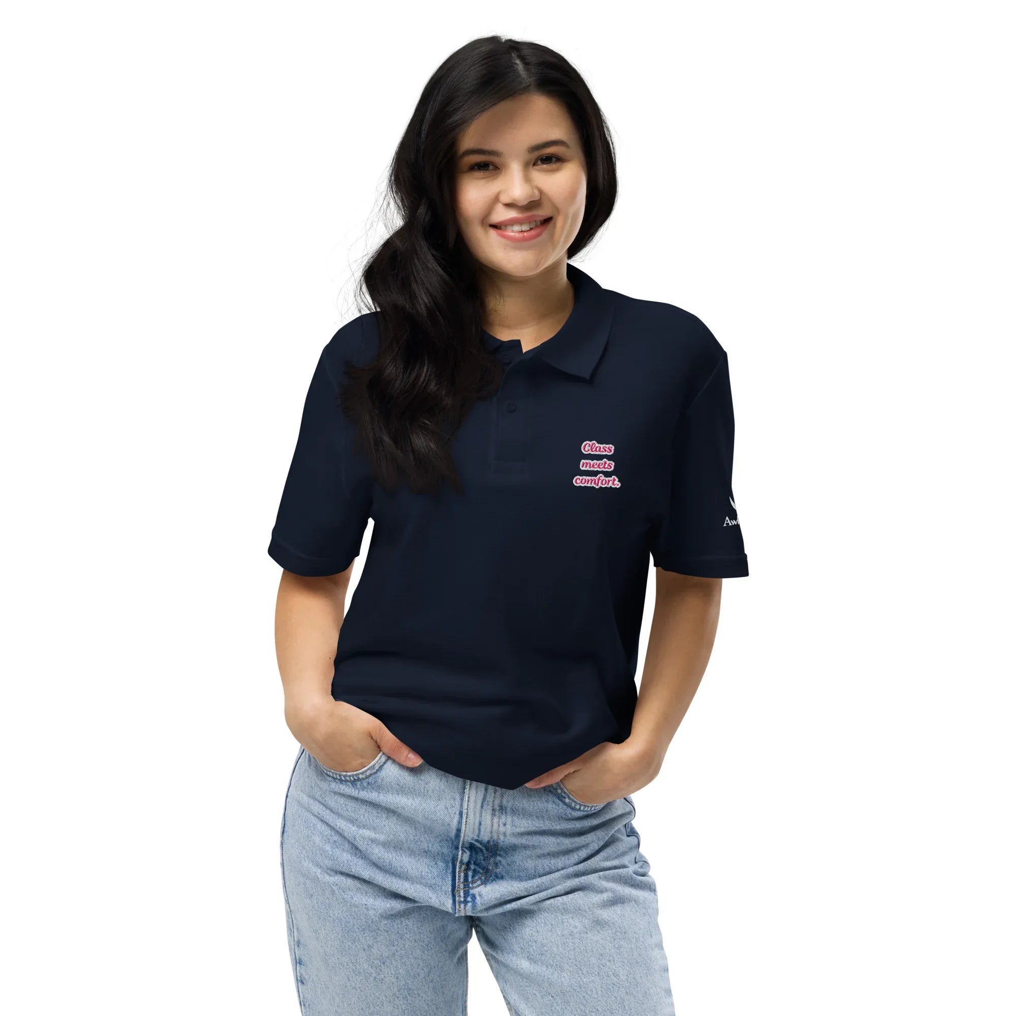 Class Meets Comfort | Unisex Pique Polo Shirt - AwRans Clothing