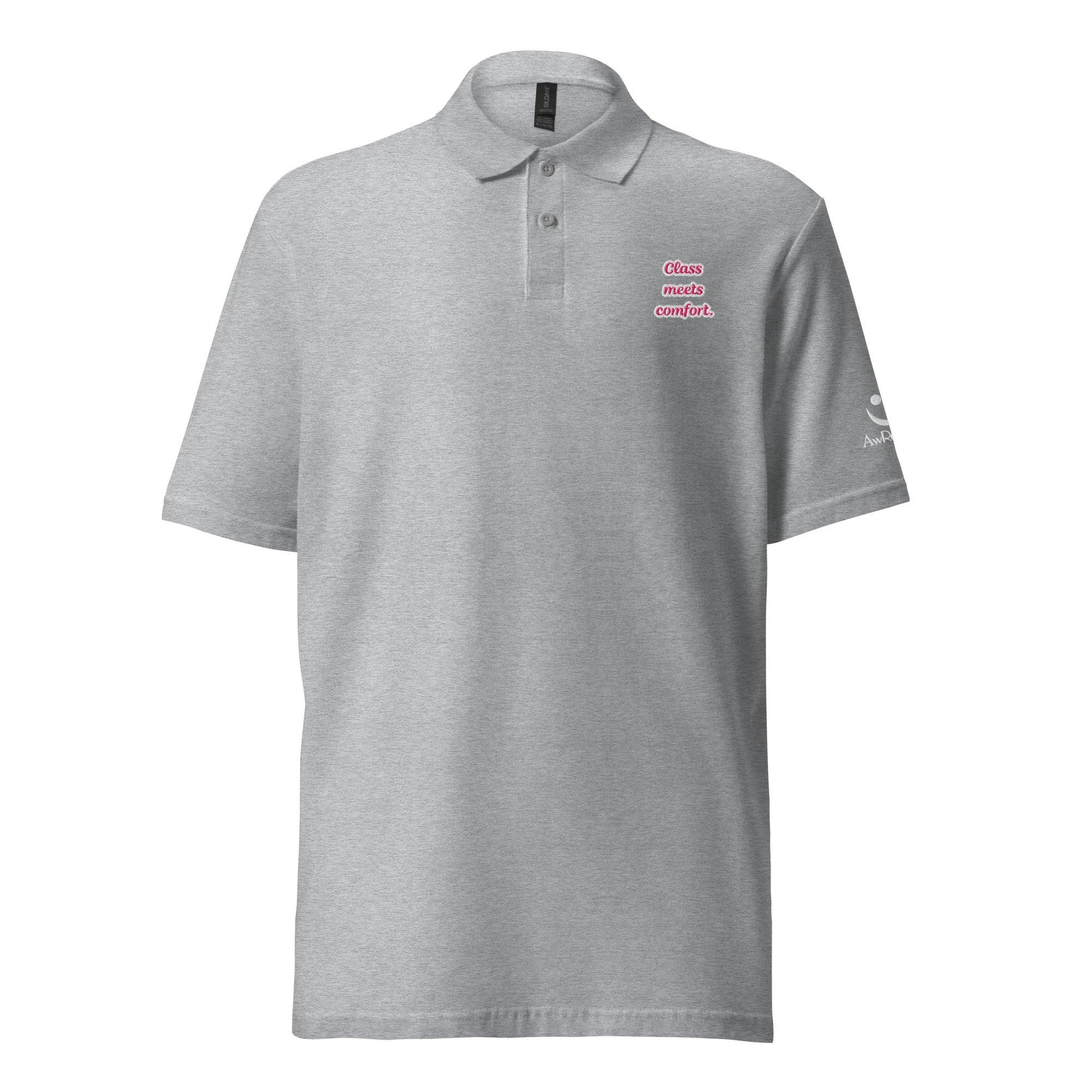 Class Meets Comfort | Unisex Pique Polo Shirt - AwRans Clothing