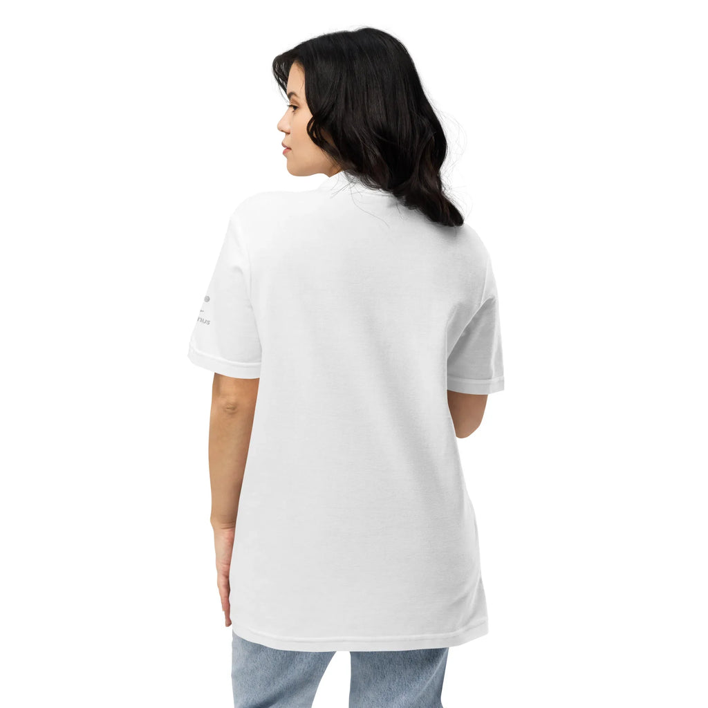 Elegance, Every Day | Unisex Pique Polo Shirt polo shirt AwRans Clothing unisex-pique-polo-shirt-white-back-67b7d82536cd4