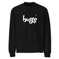 Unisex Premium Heavyweight Long Sleeve Shirt | Huge Black long sleeve shirt AwRans Clothing unisex-premium-heavyweight-long-sleeve-shirt-black-front-67f2943007ea1