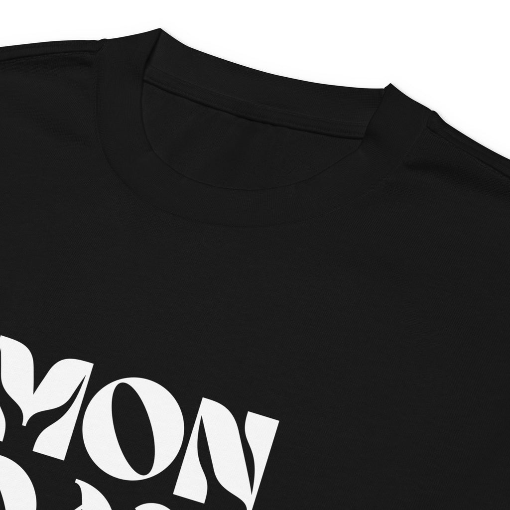 Unisex Premium Heavyweight Long Sleeve Shirt | Monday long sleeve shirt AwRans Clothing unisex-premium-heavyweight-long-sleeve-shirt-black-product-details-2-67eaac57f057f
