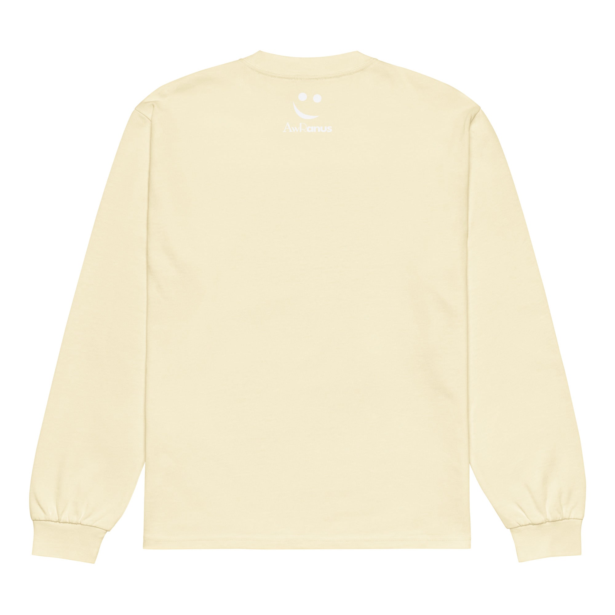 Unisex Premium Heavyweight Long Sleeve Shirt | One Day long sleeve shirt AwRans Clothing unisex-premium-heavyweight-long-sleeve-shirt-butter-back-67eaaaf8aee5c