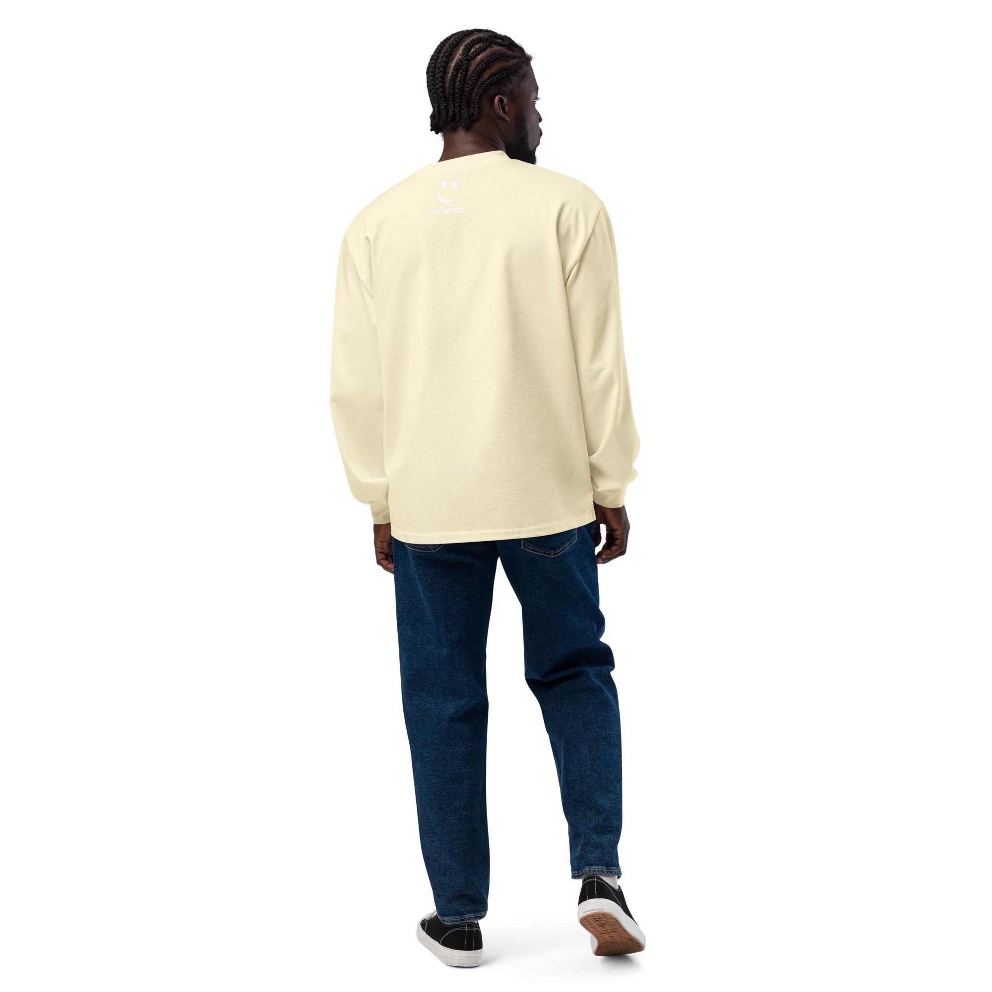 Unisex Premium Heavyweight Long Sleeve Shirt | Night Style long sleeve shirt AwRans Clothing unisex-premium-heavyweight-long-sleeve-shirt-butter-back-67eaaba7c06c9