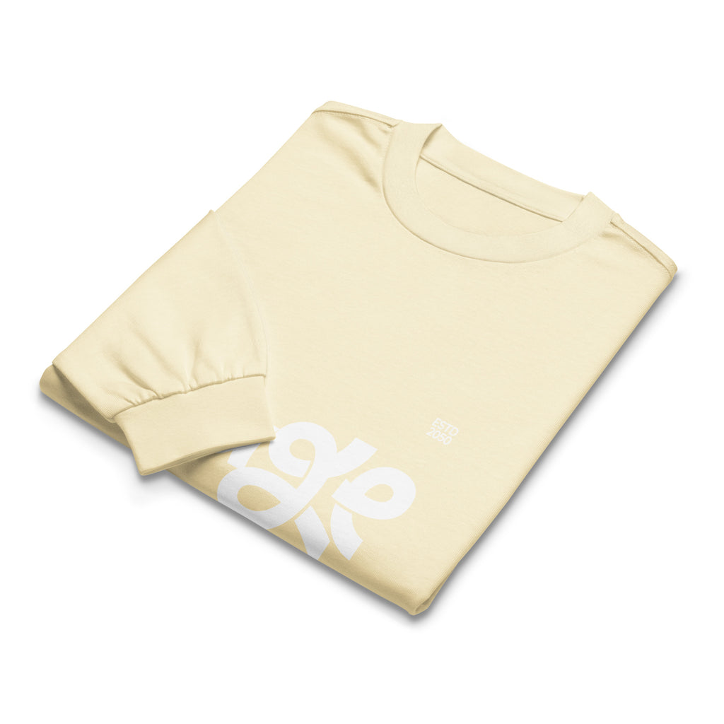 Unisex Premium Heavyweight Long Sleeve Shirt | Huge long sleeve shirt AwRans Clothing unisex-premium-heavyweight-long-sleeve-shirt-butter-front-67f294301503e