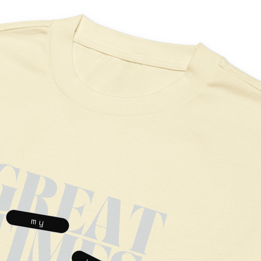 Unisex Premium Heavyweight Long Sleeve Shirt | My Vibes Great Time long sleeve shirt AwRans Clothing unisex-premium-heavyweight-long-sleeve-shirt-butter-product-details-2-67f2a05095013