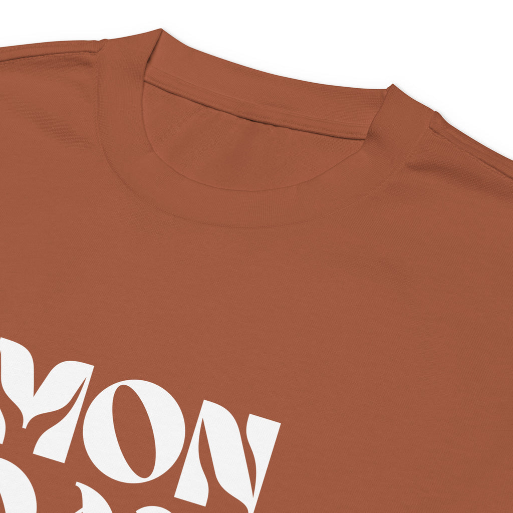 Unisex Premium Heavyweight Long Sleeve Shirt | Monday long sleeve shirt AwRans Clothing unisex-premium-heavyweight-long-sleeve-shirt-clay-product-details-2-67eaac5803f38