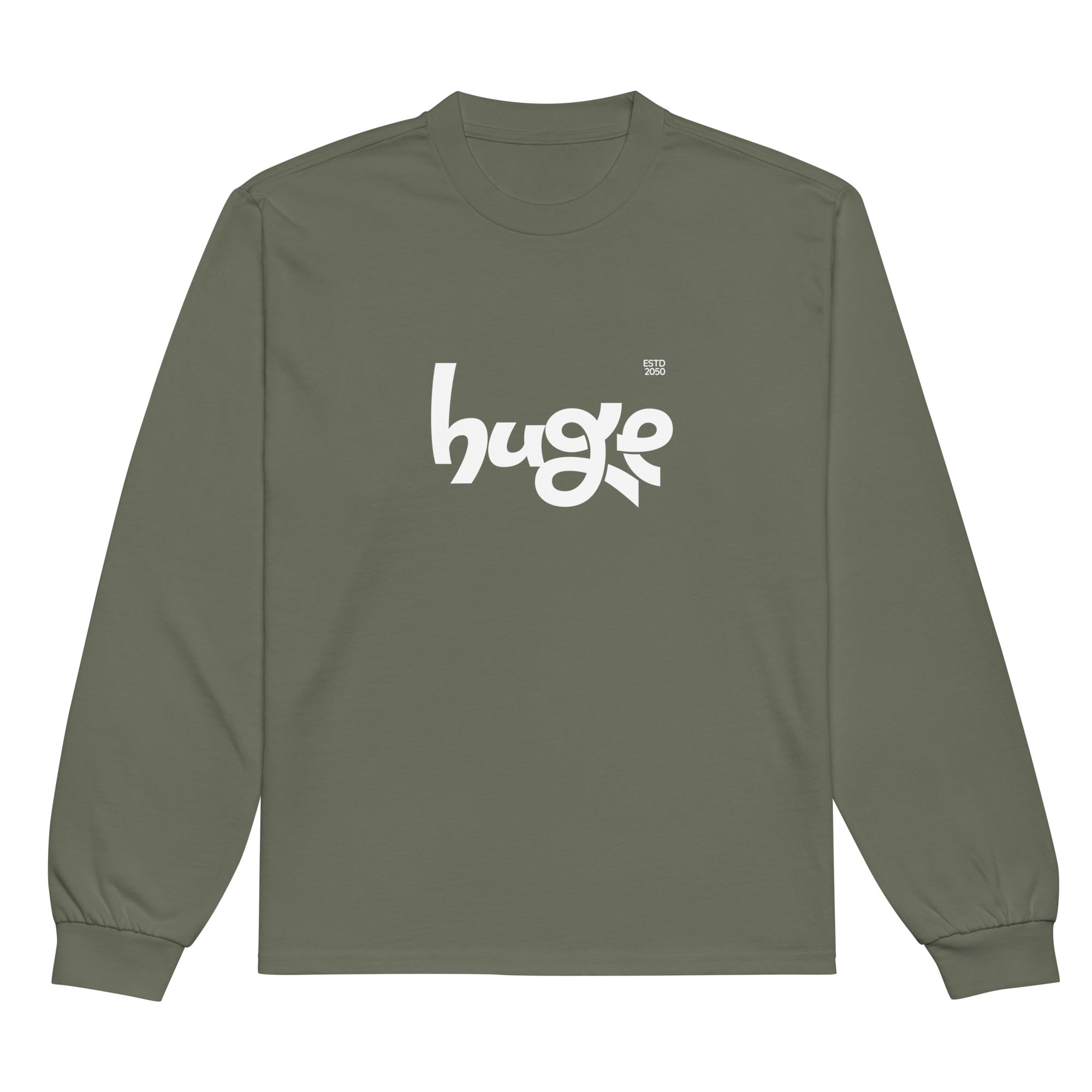 Unisex Premium Heavyweight Long Sleeve Shirt | Huge long sleeve shirt AwRans Clothing unisex-premium-heavyweight-long-sleeve-shirt-cypress-front-67f2943023581