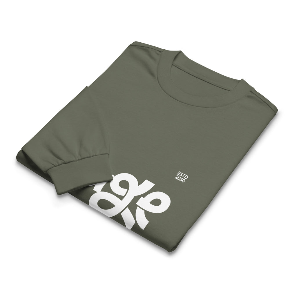 Unisex Premium Heavyweight Long Sleeve Shirt | Huge long sleeve shirt AwRans Clothing unisex-premium-heavyweight-long-sleeve-shirt-cypress-front-67f29430276d0