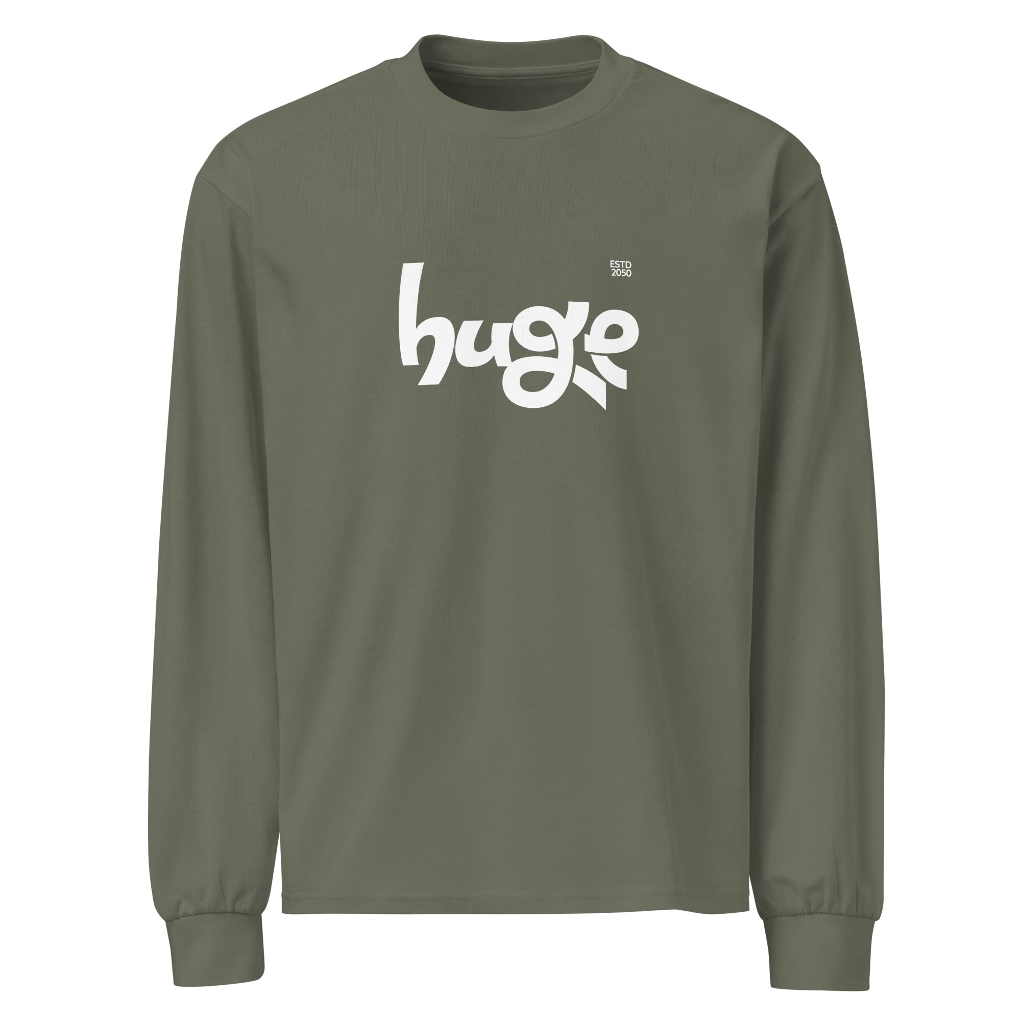 Unisex Premium Heavyweight Long Sleeve Shirt | Huge Cypress long sleeve shirt AwRans Clothing unisex-premium-heavyweight-long-sleeve-shirt-cypress-front-67f29430452e4