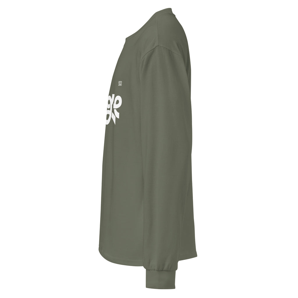 Unisex Premium Heavyweight Long Sleeve Shirt | Huge long sleeve shirt AwRans Clothing unisex-premium-heavyweight-long-sleeve-shirt-cypress-left-67f2943045fcf