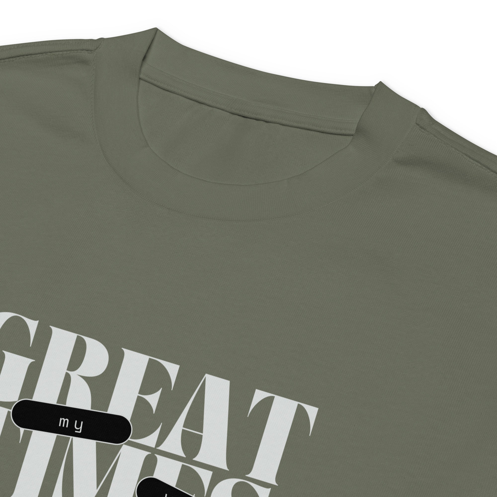 Unisex Premium Heavyweight Long Sleeve Shirt | My Vibes Great Time long sleeve shirt AwRans Clothing unisex-premium-heavyweight-long-sleeve-shirt-cypress-product-details-2-67f2a050a66c3