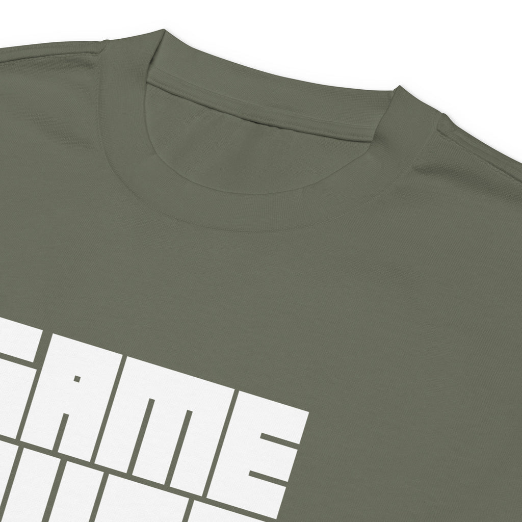 Unisex Premium Heavyweight Long Sleeve Shirt | Game Over long sleeve shirt AwRans Clothing unisex-premium-heavyweight-long-sleeve-shirt-cypress-product-details-2-67f2c24290e0f