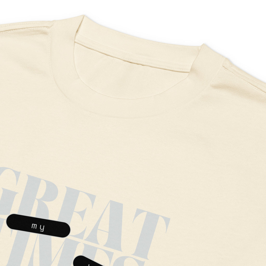 Unisex Premium Heavyweight Long Sleeve Shirt | My Vibes Great Time long sleeve shirt AwRans Clothing unisex-premium-heavyweight-long-sleeve-shirt-ecru-product-details-2-67f2a050b2565