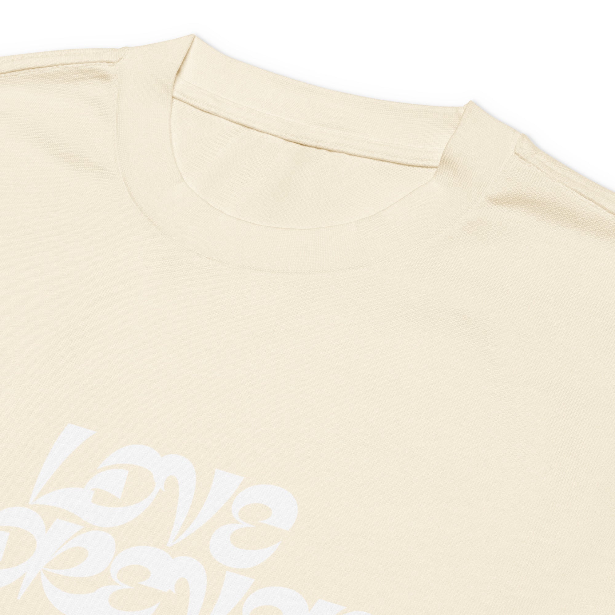 Unisex Premium Heavyweight Long Sleeve Shirt | Love Forever long sleeve shirt AwRans Clothing unisex-premium-heavyweight-long-sleeve-shirt-ecru-product-details-2-67f2c2d89bd28