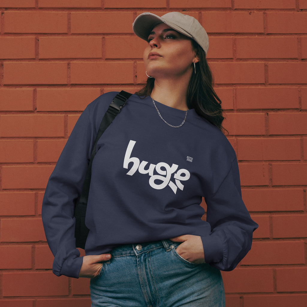 Unisex Premium Heavyweight Long Sleeve Shirt | Huge long sleeve shirt AwRans Clothing unisex-premium-heavyweight-long-sleeve-shirt-midnight-blue-front-67f294303e518