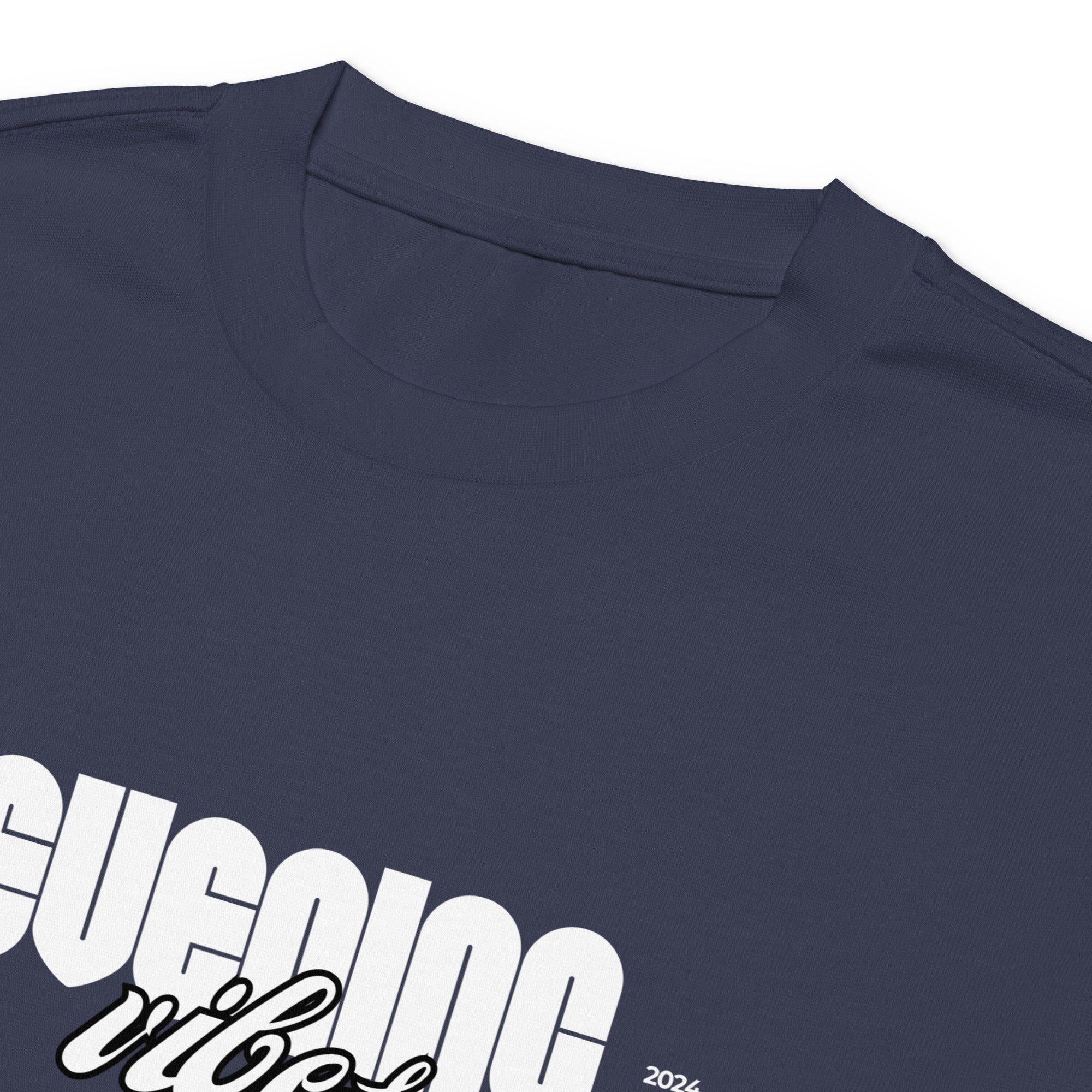 Unisex Premium Heavyweight Long Sleeve Shirt | Evening Vibes long sleeve shirt AwRans Clothing unisex-premium-heavyweight-long-sleeve-shirt-midnight-blue-product-details-2-67f2c4171f096