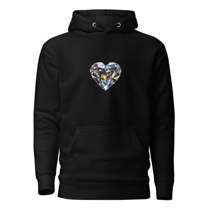 Unisex | Diamond Heart Hoodie - AwRans Clothing