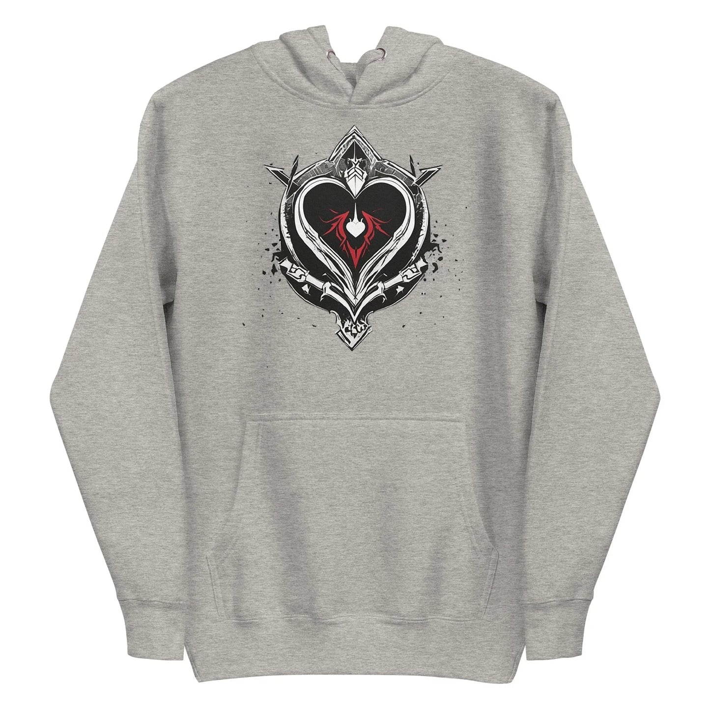 Unisex | Black Heart Candle Hoodie - AwRans Clothing